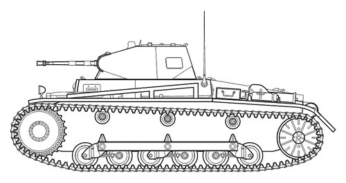 Pz.Kpfw.II Ausf. b. Reconstruction drawing. 1/35 LeadWarrior Resin Kit. Pz.Kpfw.II Ausf. b., LeadWarrior Resin Kit