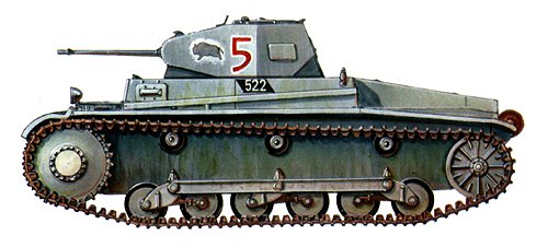 Pz.Kpfw.II Ausf. b, 5.Company, Pz.Rgt.7, 10.Panzer Division Pz.Kpfw.II Ausf. b