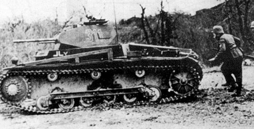Pz.Kpfw.II Ausf. b, 3.Company, Pz.Rgt.25, 7.Panzer Division. Pz.Kpfw.II Ausf. b
