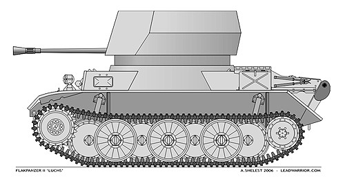 FlakPanzer II.L Luchs, 1/35 LeadWarrior Resin Kit