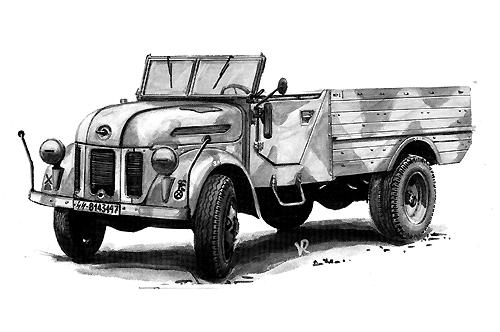 Steyr 1500A Light Army Truck l.gl.Lkw