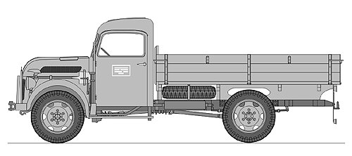 Steyr Type 2000A Light Army Truck, l.gl.Lkw, 1/35 LeadWarrior Resin Kit