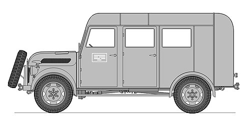 Steyr Type 1500A, OMNIBUS, 1/35 LeadWarrior Resin Kit