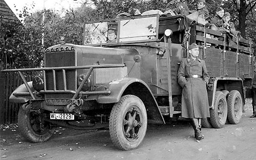 Opel Blitz Front Wheels of Early-War Type