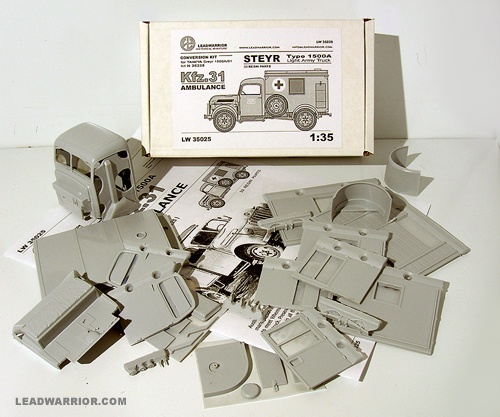 VW Schwimmwagen Sondertyp 129, 1/35 Leadwarrior Model Kit