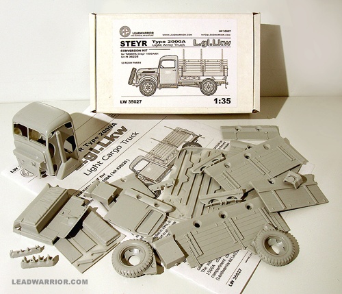 VW Schwimmwagen Sondertyp 129, 1/35 Leadwarrior Model Kit