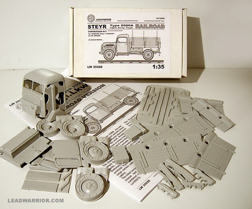 VW Schwimmwagen Sondertyp 129, 1/35 Leadwarrior Model Kit