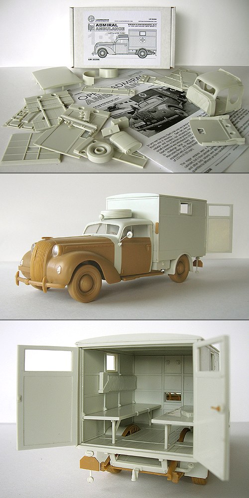 Opel ambulance 1/35 kit ICM et scratch L35206-0