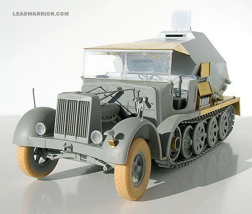 Sd.Kfz.7/3 Feuerleitpanzer fur V-2 Raketen (V-2 Rocket Command Vehicle) LEADWARRIOR 1/35 Resin Kit