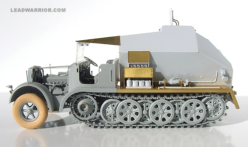 Sd.Kfz.7/3 Feuerleitpanzer fur V-2 Raketen (V-2 Rocket Command Vehicle) LEADWARRIOR 1/35 Resin Kit