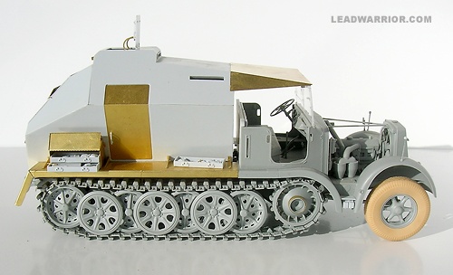 Sd.Kfz.7/3 Feuerleitpanzer fur V-2 Raketen (V-2 Rocket Command Vehicle) LEADWARRIOR 1/35 Resin Kit